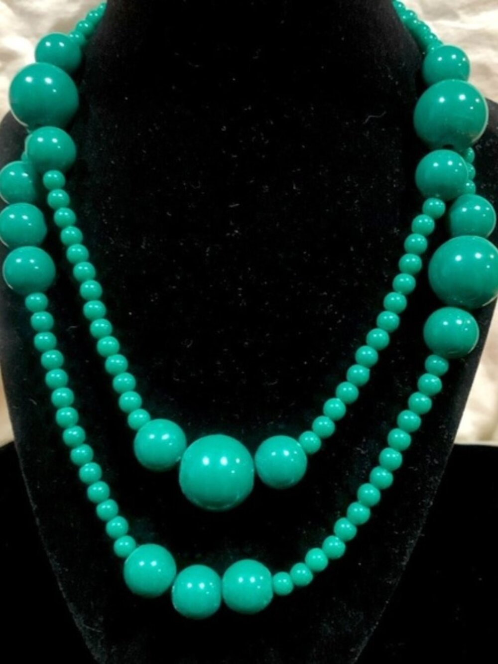 ❤️Colorful 80’s style beaded necklace